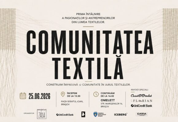 ZADA vă invită la prima întâlnire a Comunității Textile ZADA vă invită la prima întâlnire a Comunității Textile