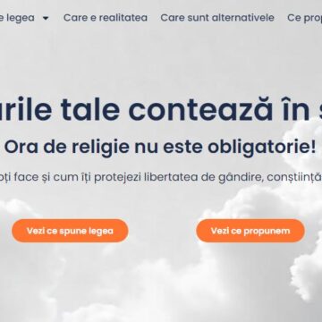 Ora de religie nu este obligatorie | ASUR a lansat platforma „Ora de religie”