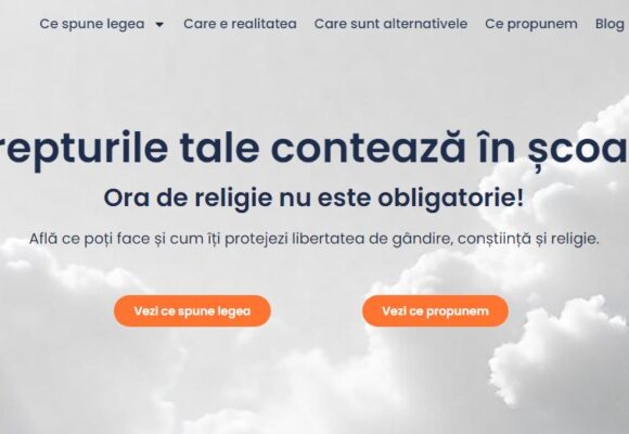 Ora de religie nu este obligatorie | ASUR a lansat platforma „Ora de religie” Ora de religie nu este obligatorie | ASUR a lansat platforma „Ora de religie”