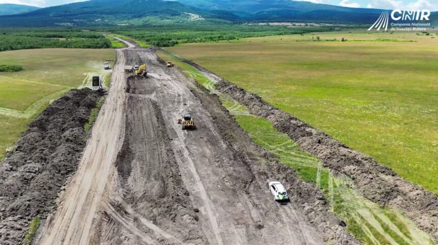 Ministerul Transporturilor și Infrastructurii a emis Autorizația de Construire pentru lotul 1D Joseni-Ditrău al Autostrăzii A8