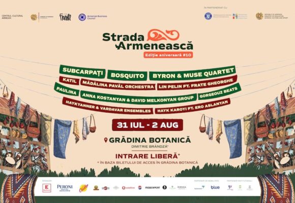Festivalul Strada Armenească deschide porțile către Armenia prin artă, dialog și patrimoniu, între 31 iulie și 2 august, la Grădina Botanică din București