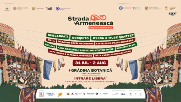 Festivalul Strada Armenească celebrează 10 ediții între 31 iulie și 2 august în Grădina Botanică din București