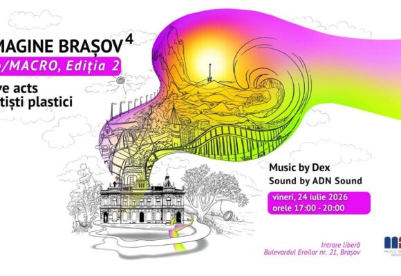 Ultimul eveniment de creație live „Re:Imagine Brașov – micro/MACRO” din acest an reunește șase artiști contemporani