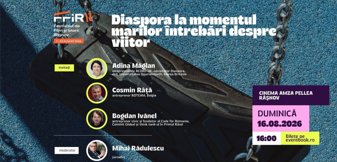 Primul weekend al Festivalului de Film și Istorii la Râșnov: filme din competiția internațională, dezbateri cu invitați speciali și concert Vița de Vie de 30 de ani