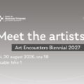 Bienala Art Encounters 2027 prezintă primii artiști