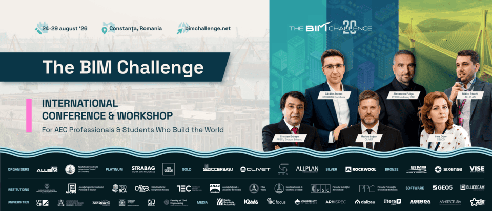 Începe The BIM Challenge: prima ediție internațională, cu peste 30 de speakeri din toată Europa