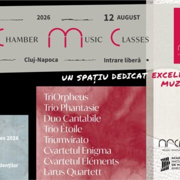 Cluj-Napoca | Concertele participanților la masterclass încheie cea de-a șasea ediție a Arcadia CHAMBER MUSIC CLASSES