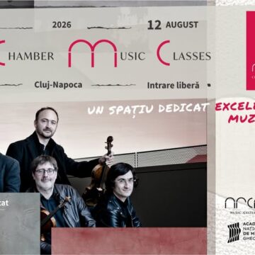 Cluj-Napoca | În cadrul Arcadia CHAMBER MUSIC CLASSES 2026 va avea loc un concert de excepție susținut de renumitul Quatuor Danel