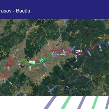 CNIR a stabilit împărțirea pe loturi a Autostrăzii A13 Brașov-Bacău
