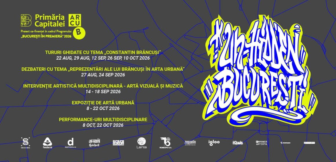 Un-hidden București îți propune să experimentezi arta din spațiul public bucureștean Un-hidden București îți propune să experimentezi arta din spațiul public bucureștean