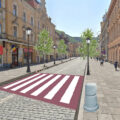 Cum ar putea fi reorganizată strada Mureșenilor, porțiunea de la Rectorat până la Sf. Ioan