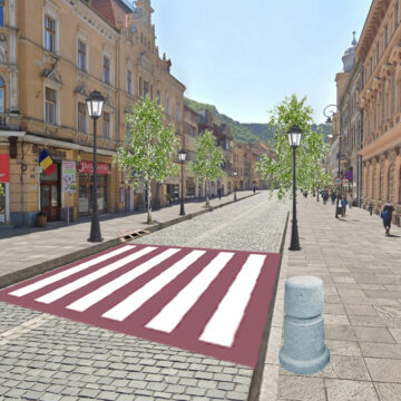 Cum ar putea fi reorganizată strada Mureșenilor, porțiunea de la Rectorat până la Sf. Ioan