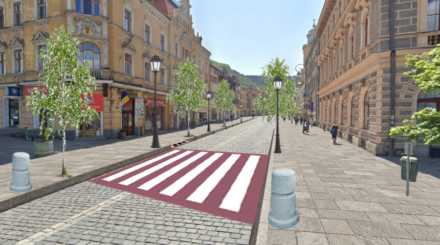Cum ar putea fi reorganizată strada Mureșenilor, porțiunea de la Rectorat până la Sf. Ioan