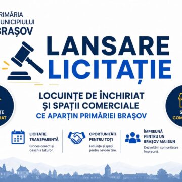 10 spații de locuit și 9 spații comerciale ale municipiului Brașov sunt scoase la licitație publică 10 spații de locuit și 9 spații comerciale ale municipiului Brașov sunt scoase la licitație publică