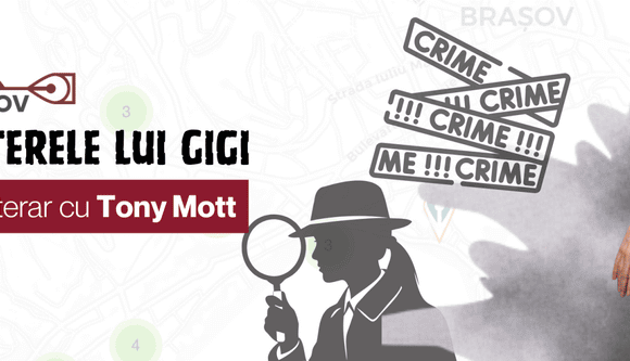Pe Harta Literară a Brașovului: „Misterele lui Gigi”, un tur literar cu Tony Mott pe 15 august Pe Harta Literară a Brașovului: „Misterele lui Gigi”, un tur literar cu Tony Mott pe 15 august