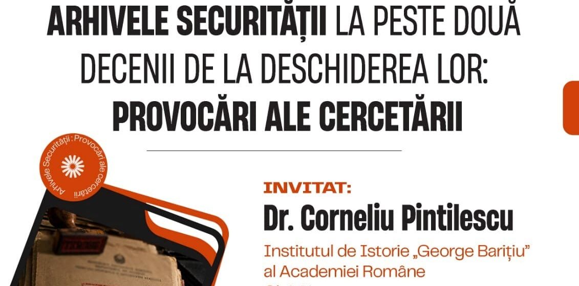 Conferinţa Arhivele Securităţii la peste două decenii de la deschiderea lor | Biblioteca Judeţeană „George Bariţiu” Braşov
