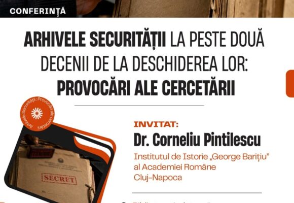 Conferinţa Arhivele Securităţii la peste două decenii de la deschiderea lor | Biblioteca Judeţeană „George Bariţiu” Braşov