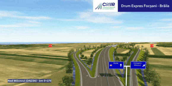 CNIR a emis decizia de expropriere pentru Drumul Expres Focșani-Brăila