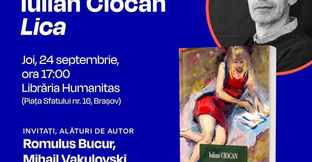 NOD Festival & CenaKLUb Tiuk lansează romanul „Lica” de Iulian Ciocan