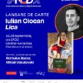 NOD Festival & CenaKLUb Tiuk lansează romanul „Lica” de Iulian Ciocan