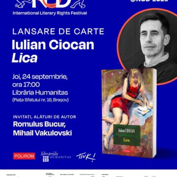 NOD Festival & CenaKLUb Tiuk lansează romanul „Lica” de Iulian Ciocan NOD Festival & CenaKLUb Tiuk lansează romanul „Lica” de Iulian Ciocan