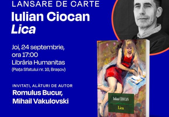 NOD Festival & CenaKLUb Tiuk lansează romanul „Lica” de Iulian Ciocan