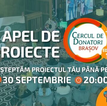 Fundația Comunitară Brașov anunță deschiderea apelului de proiecte pentru a paisprezecea ediție a Cercului de Donatori Brașov