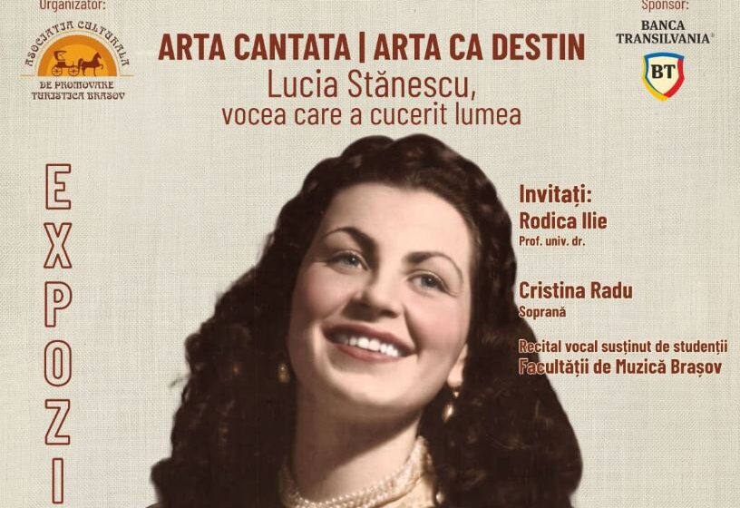 ARTA CANTATA │ ARTA CA DESTIN – Lucia Stănescu, vocea care a cucerit lumea ajunge la Casa Memorială „Ștefan Baciu”