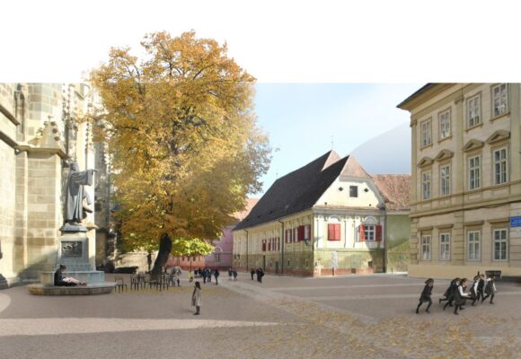 Primăria Brașov anunță semnarea contractului pentru lucrările de restaurare a curții Bisericii Negre