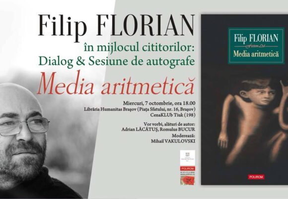 Întâlnirile CenaKLUb Tiuk | Filip Florian – „Media aritmetică”