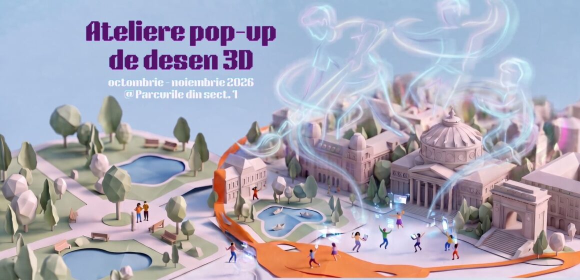 Un loc devine al nostru când îl parcurgem cu propriul corp. InTerConectArt transformă locurile reprezentative din Sectorul 1 în spații pentru dans, desen 3D și explorare în realitate augmentată