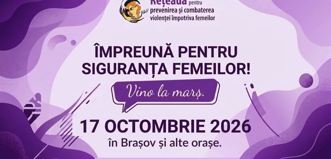 Marșul „Împreună pentru siguranța femeilor” – Brașov 2026