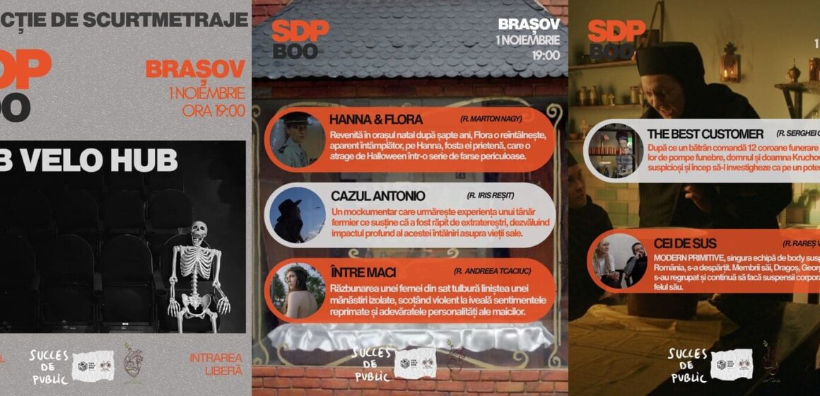 Proiecție de scurtmetraje SDP BOO la Cub Velo Hub