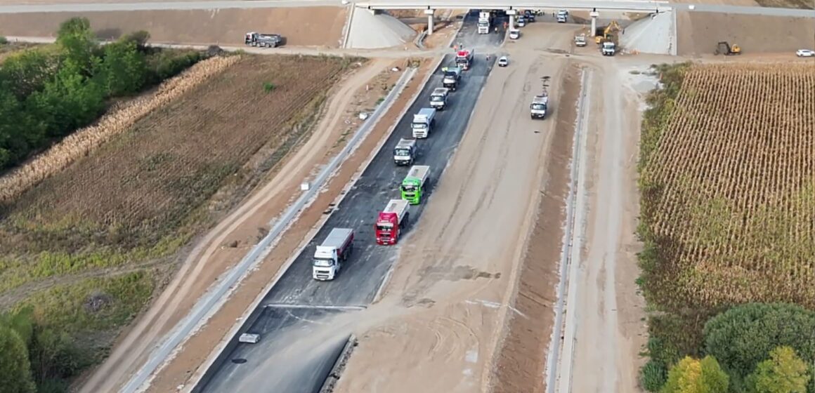 Stadiul lucrărilor pe Autostrada Transilvania, lotul Chiribiș-Biharia