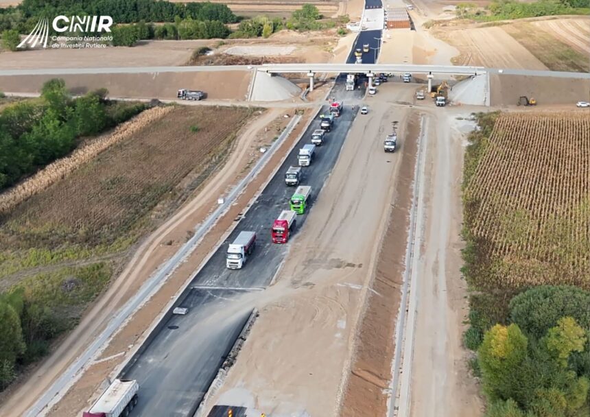 Stadiul lucrărilor pe Autostrada Transilvania, lotul Chiribiș-Biharia